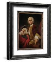 Portrait of Horatio Walpole (1723-1809) 2nd Baron Walpole of Wolterton-Pierre Subleyras-Framed Giclee Print