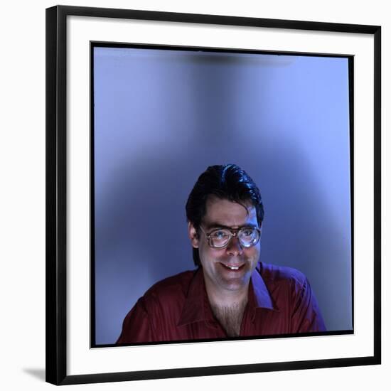 Portrait of Horror Writer Stephen King-Ted Thai-Framed Photographic Print