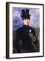 Portrait of Horsewoman-Edouard Manet-Framed Giclee Print