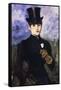 Portrait of Horsewoman-Edouard Manet-Framed Stretched Canvas