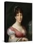 Portrait of Hortense de Beauharnais, Queen of Holland,1805-9-Anne-Louis Girodet de Roussy-Trioson-Stretched Canvas
