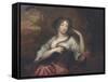 Portrait of Hortense Mancini, 1680-Henri Gascars-Framed Stretched Canvas