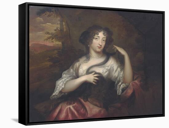 Portrait of Hortense Mancini, 1680-Henri Gascars-Framed Stretched Canvas