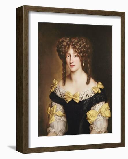 Portrait of Hortense Mancini-Jacob Ferdinand Voet-Framed Giclee Print