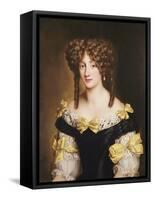 Portrait of Hortense Mancini-Jacob Ferdinand Voet-Framed Stretched Canvas