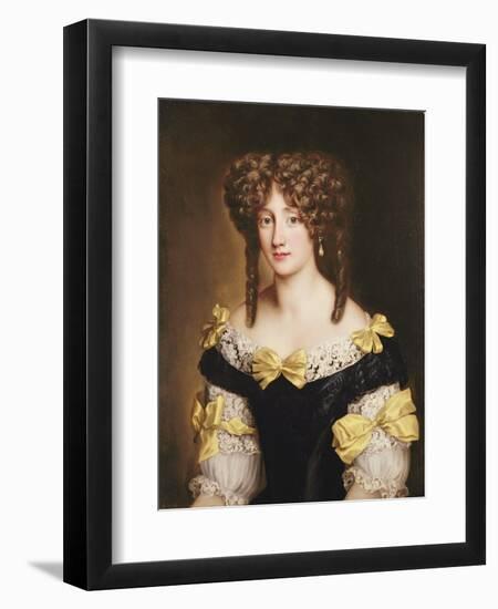 Portrait of Hortense Mancini-Jacob Ferdinand Voet-Framed Giclee Print