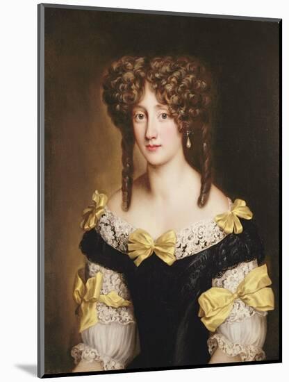 Portrait of Hortense Mancini-Jacob Ferdinand Voet-Mounted Giclee Print