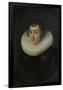 Portrait of Hortensia del Prado. Dating: c. 1625. Measurements: support: h 72.5 cm × w 58.6 cm; ...-Salomon Mesdach (attributed to)-Framed Poster