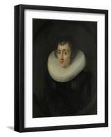 Portrait of Hortensia Del Prado-Salomon Mesdach-Framed Art Print