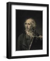 Portrait of Hubert Robert, C. 1798-1799-Jean-Baptiste Isabey-Framed Giclee Print