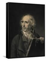 Portrait of Hubert Robert, C. 1798-1799-Jean-Baptiste Isabey-Framed Stretched Canvas