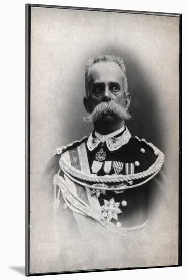 Portrait of Humbert 1er (1844-1900), King of ltaly-French Photographer-Mounted Giclee Print