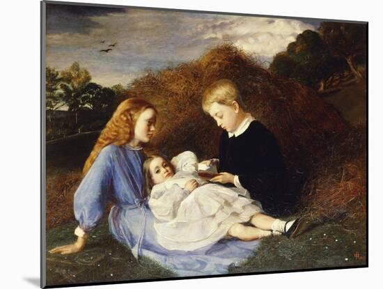 Portrait of Hungerford, Amy and Dorothea Wren Hoskyns-William Blake Richmond-Mounted Giclee Print