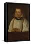 Portrait of Huybert Duyfhuys, Minister of St Jacobskerk in Utrecht-Hendrick Martensz Sorgh-Framed Stretched Canvas