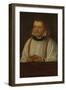 Portrait of Huybert Duyfhuys, Minister of St Jacobskerk in Utrecht-Hendrick Martensz Sorgh-Framed Art Print