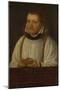 Portrait of Huybert Duyfhuys, Minister of St Jacobskerk in Utrecht-Hendrick Martensz Sorgh-Mounted Art Print