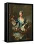 Portrait of Hyacinthe-Sophie De Beschanel-Nointel, Marquise De Louville-Hyacinthe Rigaud-Framed Stretched Canvas