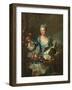 Portrait of Hyacinthe-Sophie De Beschanel-Nointel, Marquise De Louville-Hyacinthe Rigaud-Framed Giclee Print