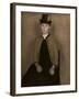 Portrait of Ida Ilsted, 1890-Vilhelm Hammershoi-Framed Giclee Print