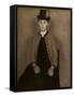 Portrait of Ida Ilsted, 1890-Vilhelm Hammershoi-Framed Stretched Canvas