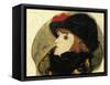 Portrait of Ida Roessler-Egon Schiele-Framed Stretched Canvas