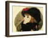 Portrait of Ida Roessler-Egon Schiele-Framed Art Print