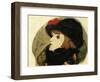 Portrait of Ida Roessler-Egon Schiele-Framed Art Print