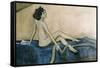 Portrait of Ida Rubinstein-Valentin Aleksandrovich Serov-Framed Stretched Canvas