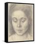 Portrait of Ida, the Artist's Wife, 1898-Vilhelm Hammershoi-Framed Stretched Canvas