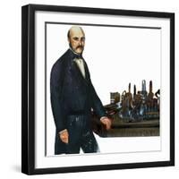 Portrait of Ignac Fulop Semmelweis (Buda 1818-Dobling, 1865), Hungarian Physician-null-Framed Giclee Print