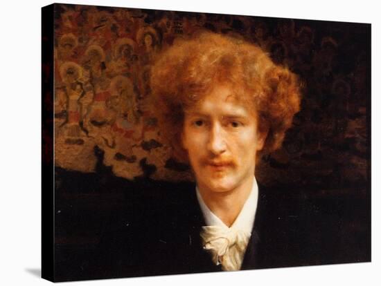 Portrait of Ignacy Jan Paderewski, 1891-Sir Lawrence Alma-Tadema-Stretched Canvas