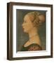 Portrait of Ignota, c.1433-1489-Antonio Pollaiolo-Framed Premium Giclee Print