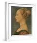 Portrait of Ignota, c.1433-1489-Antonio Pollaiolo-Framed Premium Giclee Print