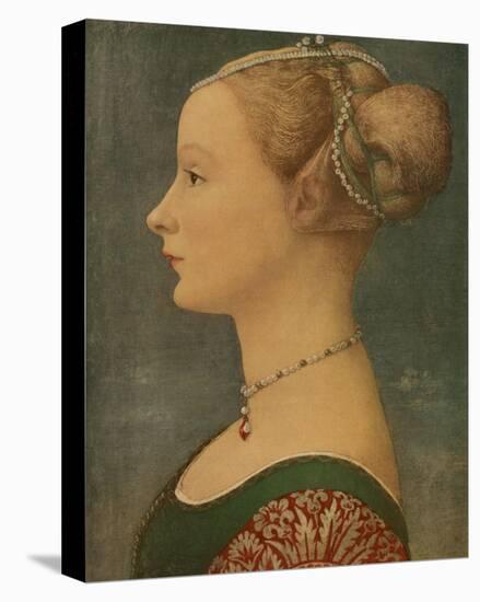 Portrait of Ignota, c.1433-1489-Antonio Pollaiolo-Stretched Canvas