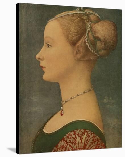 Portrait of Ignota, c.1433-1489-Antonio Pollaiolo-Stretched Canvas