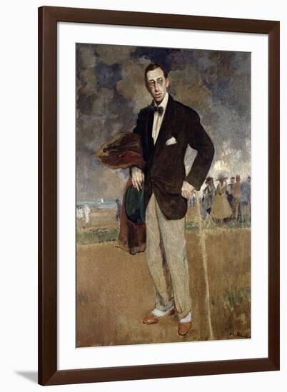 Portrait of Igor Stravinsky, 1915-Jacques-emile Blanche-Framed Giclee Print