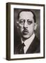 Portrait of Igor Stravinsky-null-Framed Photographic Print