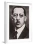 Portrait of Igor Stravinsky-null-Framed Photographic Print