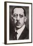 Portrait of Igor Stravinsky-null-Framed Photographic Print