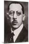 Portrait of Igor Stravinsky-null-Mounted Photographic Print