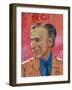 Portrait of Ilya Grigoryevich Ehrenburg (Kiev 1891-Moscow, 1967), Russian Writer-null-Framed Giclee Print