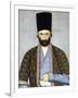 Portrait of 'Imad Al Daulah, Imam Quli Khan, C.1855-1860-Abu'l Hassan Ghaffari-Framed Premium Giclee Print