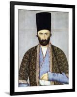 Portrait of 'Imad Al Daulah, Imam Quli Khan, C.1855-1860-Abu'l Hassan Ghaffari-Framed Premium Giclee Print