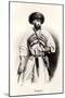 Portrait of Imam Shamil (1799-187), 19th Century-null-Mounted Giclee Print