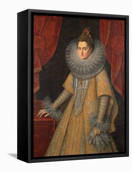 Portrait of Infanta Isabella Clara Eugenia of Spain (1566-163), C. 1598-Frans Francken the Younger-Framed Stretched Canvas