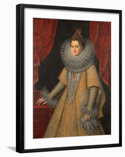 Portrait of Infanta Isabella Clara Eugenia of Spain (1566-163), C. 1598-Frans Francken the Younger-Framed Giclee Print