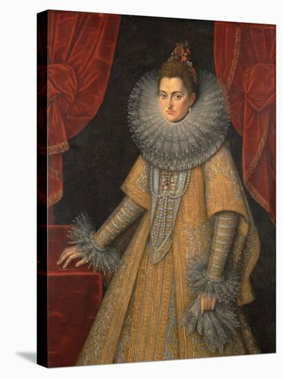 Portrait of Infanta Isabella Clara Eugenia of Spain (1566-163), C. 1598-Frans Francken the Younger-Stretched Canvas