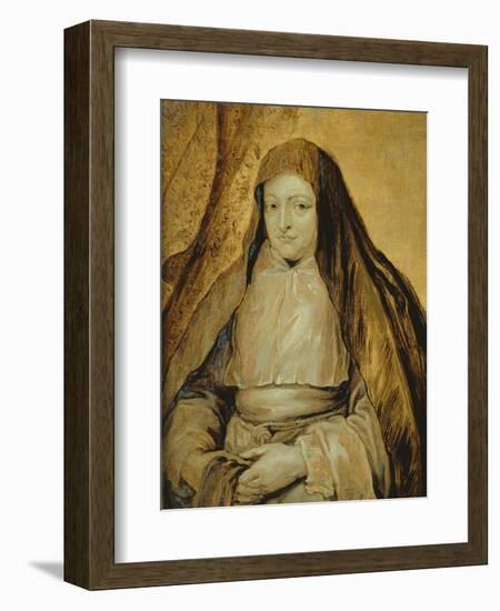 Portrait of Infanta Isabella Clara Eugenia of Spain, C.1627-32-Sir Anthony Van Dyck-Framed Giclee Print