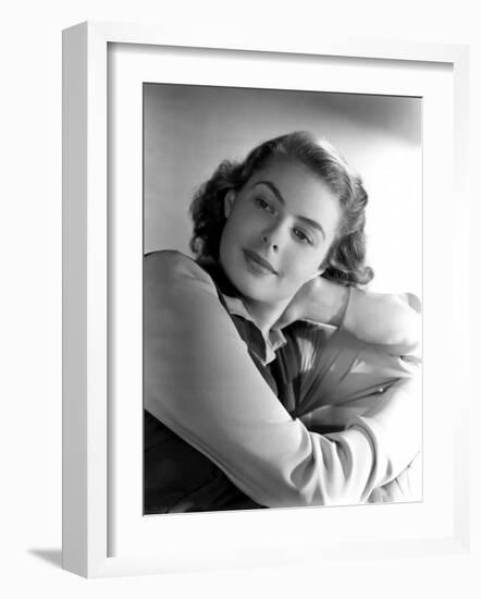 Portrait of Ingrid Bergman-null-Framed Photo