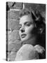 Portrait of Ingrid Bergman-null-Stretched Canvas